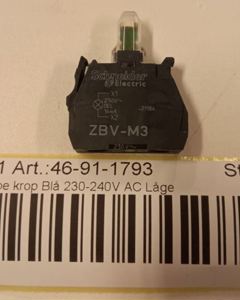 Lamp Switch Body  ZBVM6 230-240V AC blue